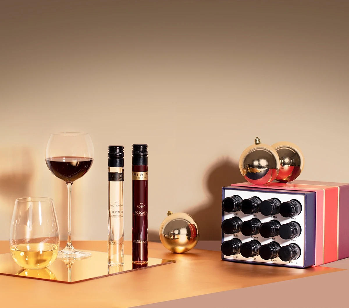 聖誕倒數月曆 advent calendar 聖誕月曆 聖誕禮物 聖誕套裝Vinebox 12 Nights of Wine - Holiday